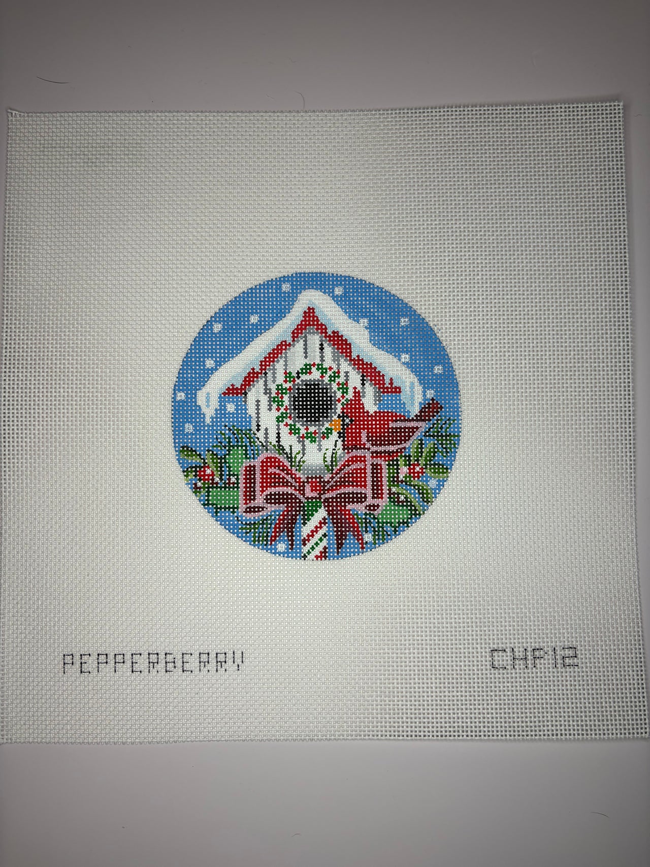 CHR12 Holiday Birdhouse w/ Cardinal