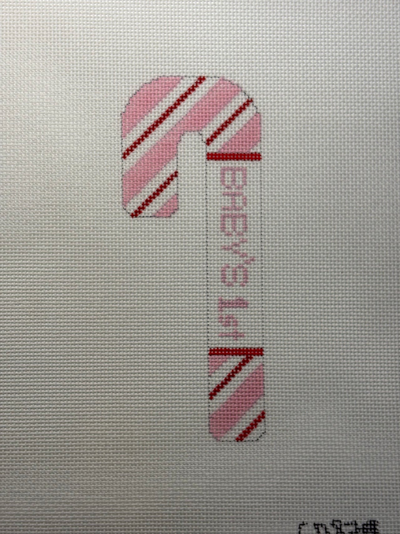 CD879 Baby's First Candy Cane - Pink - MKT3