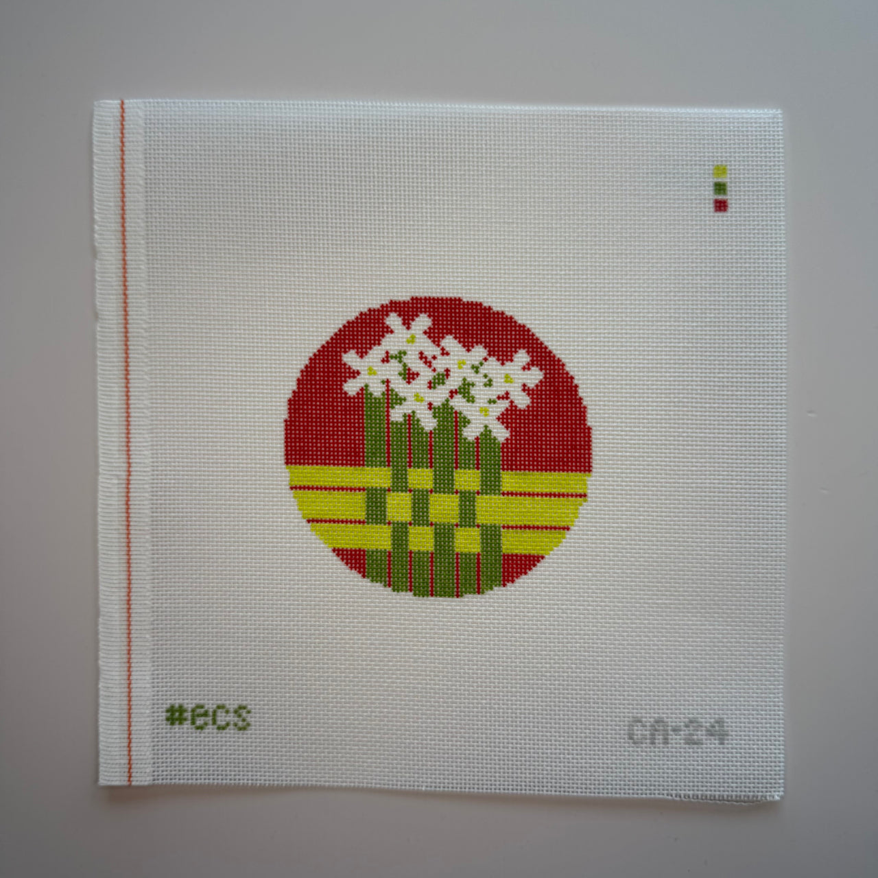 CA-24 Card Art Ornament - Paperwhite