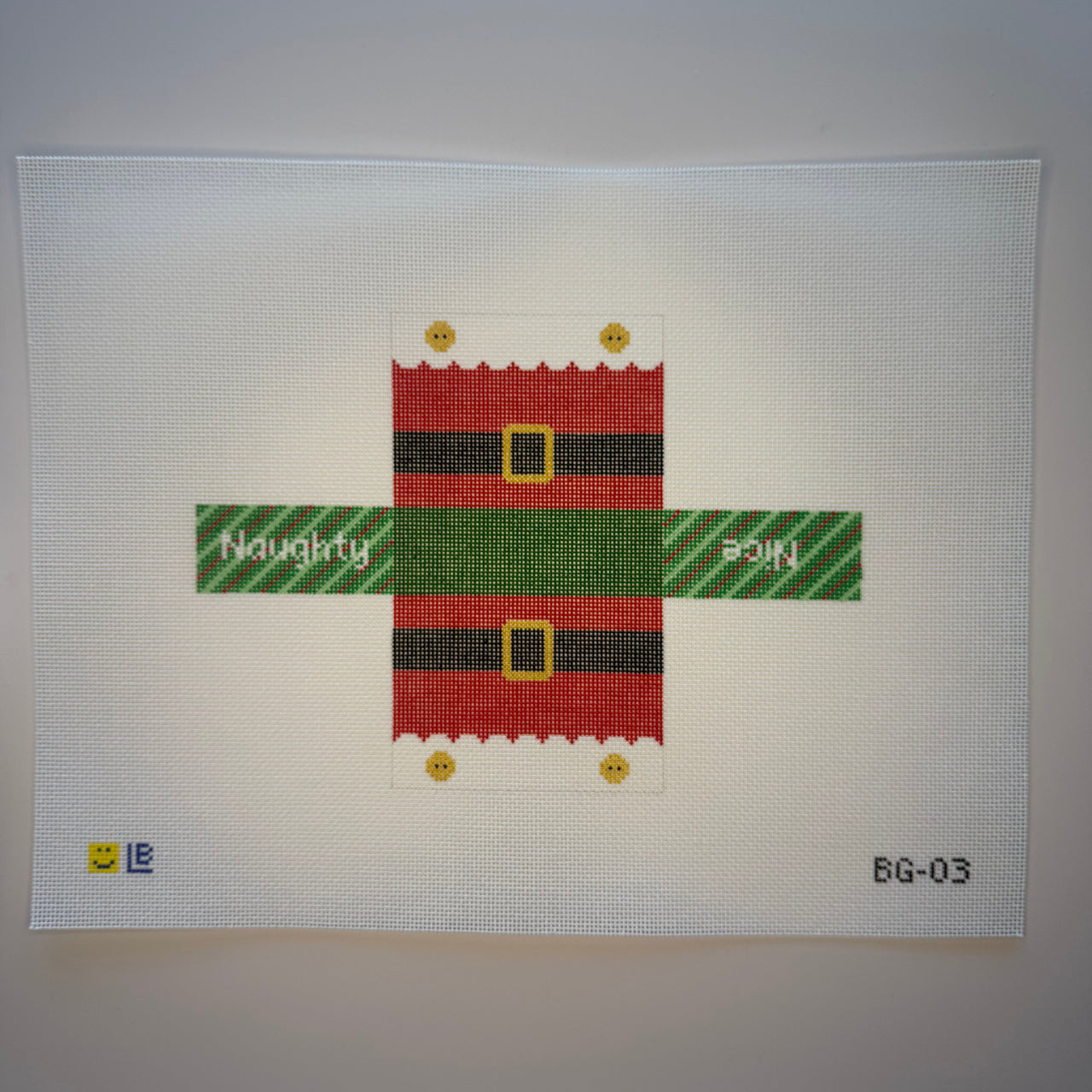 BG-03 3D Mini Striped Santa Bag