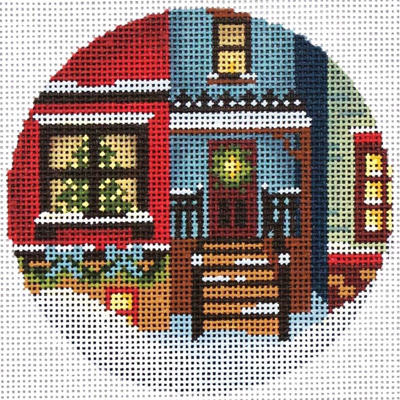 AC 034- Christmas Eve Town 2 Ornament