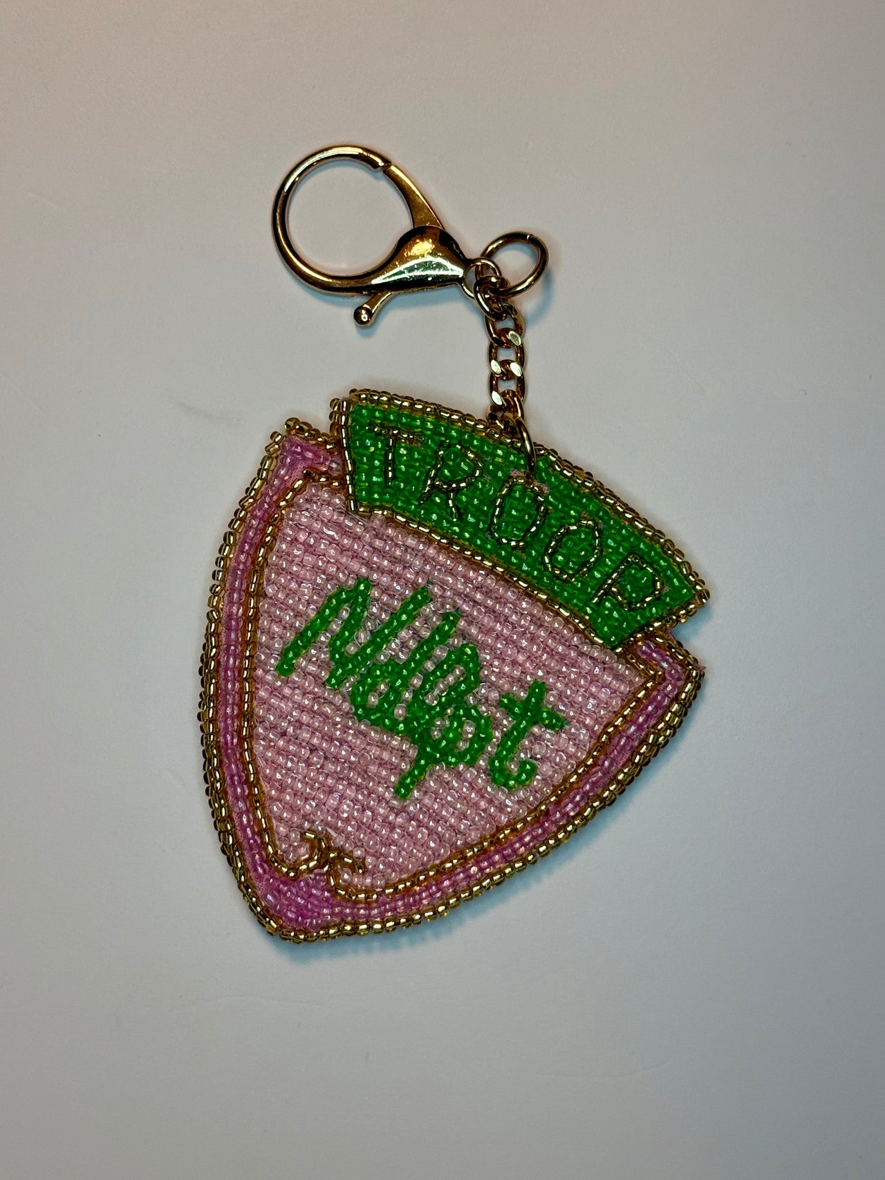 Troop NDLPT Beaded Bag Charm - MKT