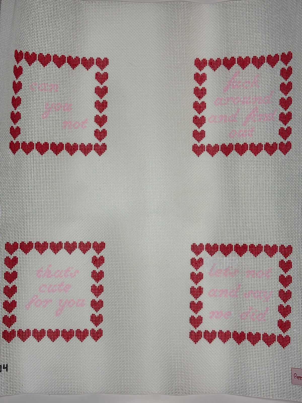 PJS-104 Love Letter Coasters Set - MKT2