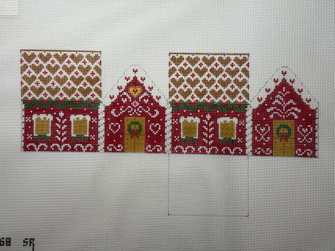 6268 Gingerbread Lace 3D Gingerbread House - MKT3