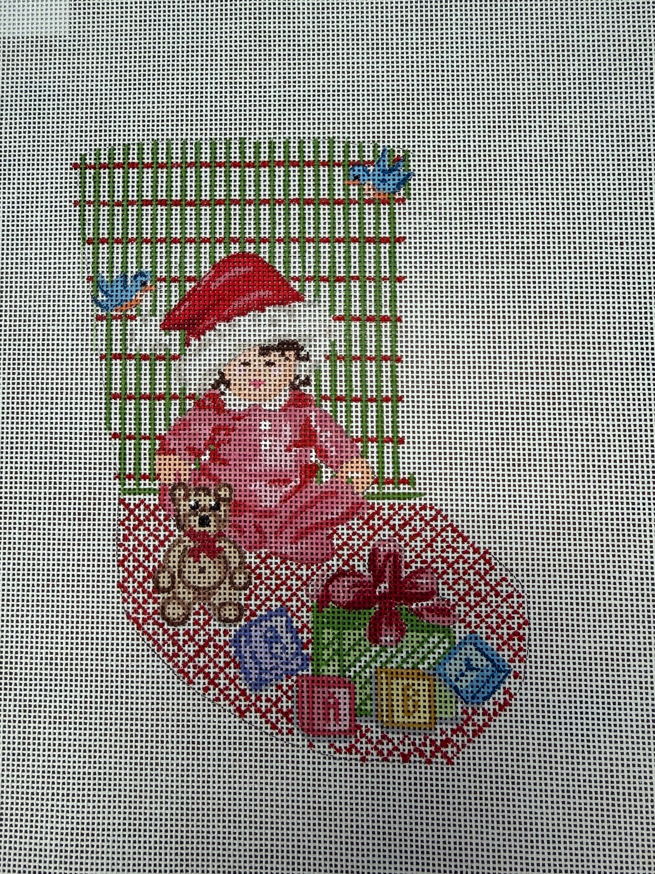 TSG23-E Mini Christmas Sock - Girl - TS