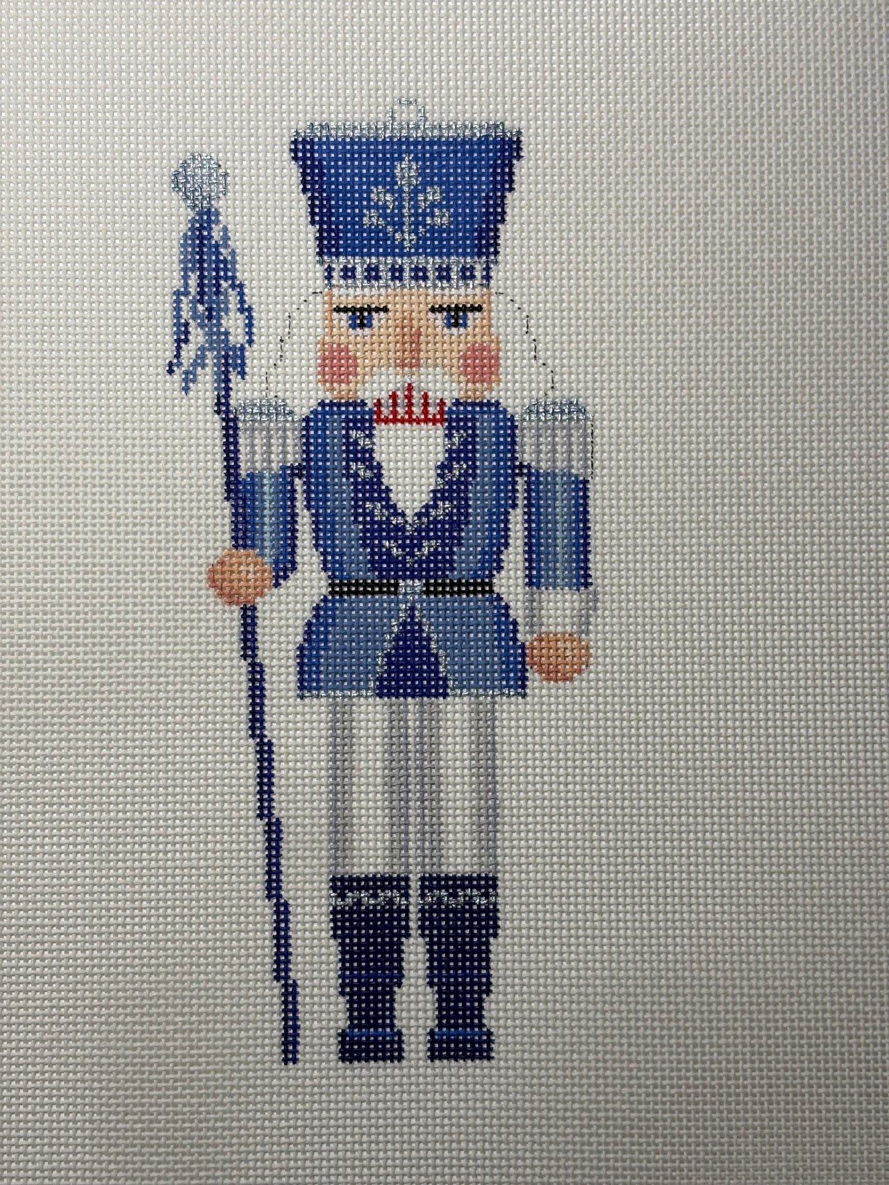 4363 Nutcracker - Blue, White and Silver Guard - MKT3