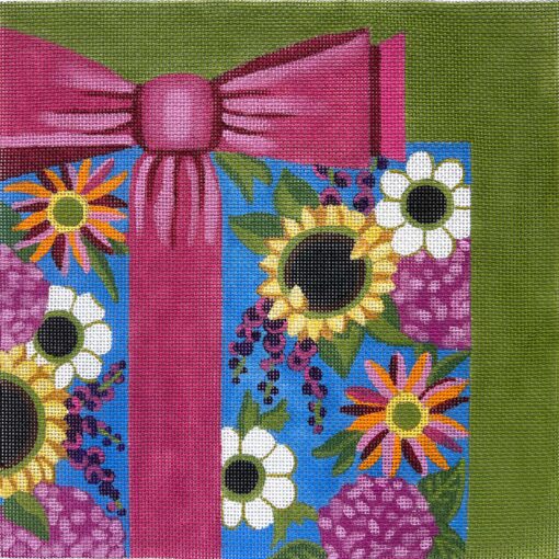 4729 Floral Gift with Pink Bow
