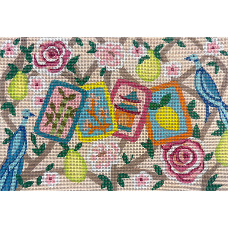 8054 Mah Jongg Tiles Floral