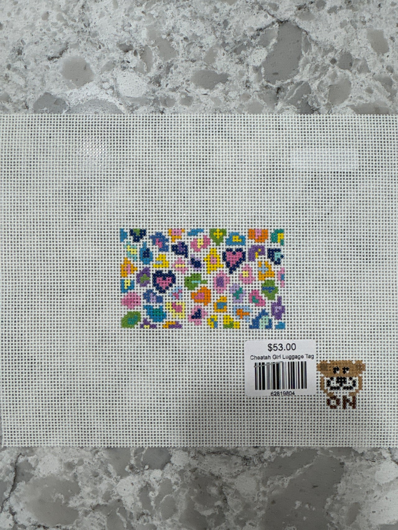 Cheatah Girl Luggage Tag