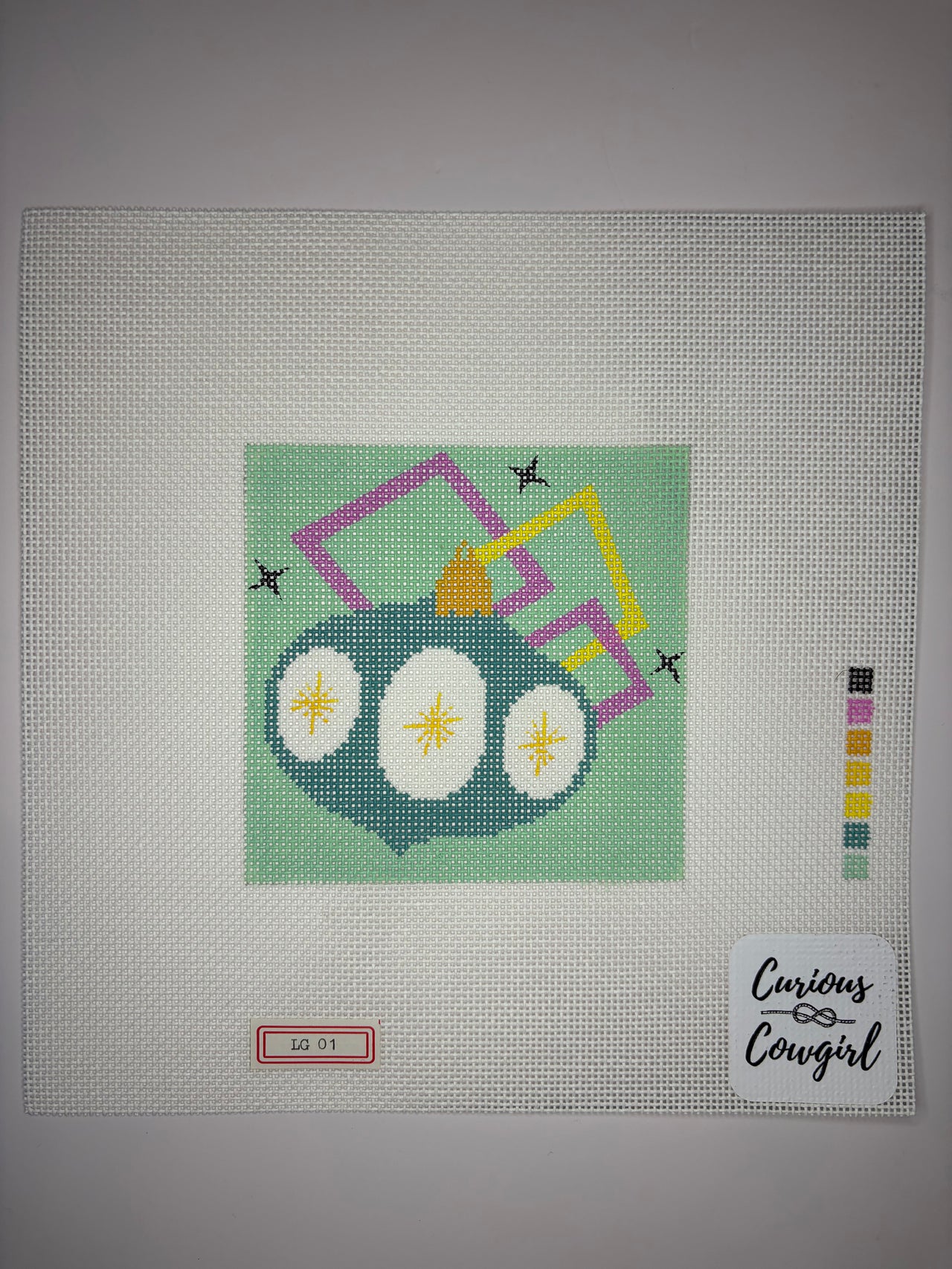 Teal Green MCM Ornament