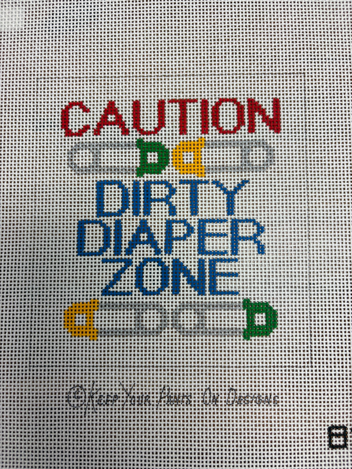 815 Caution Dirty Diaper Zone - TS