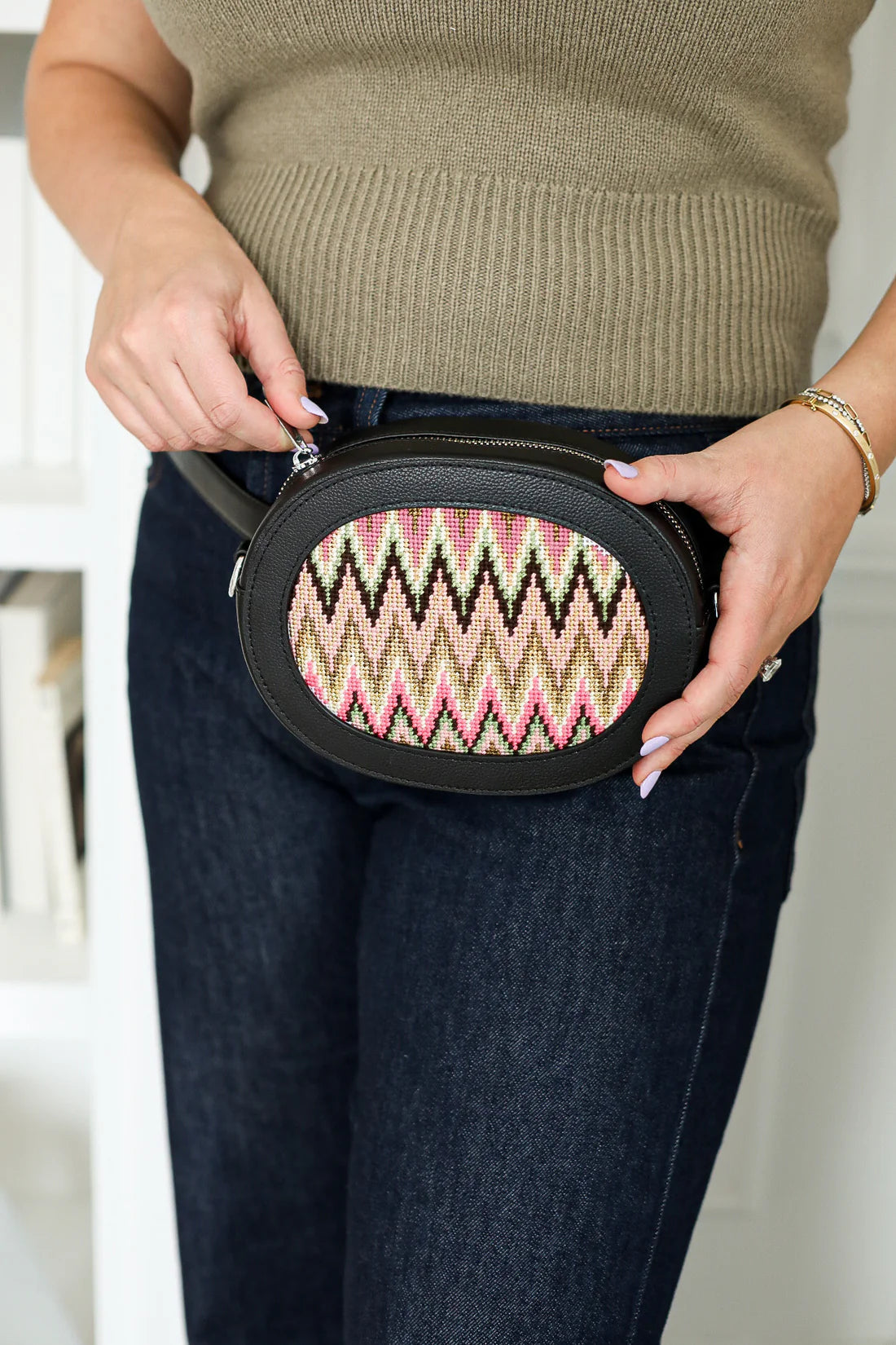 On The Go Oval Bag