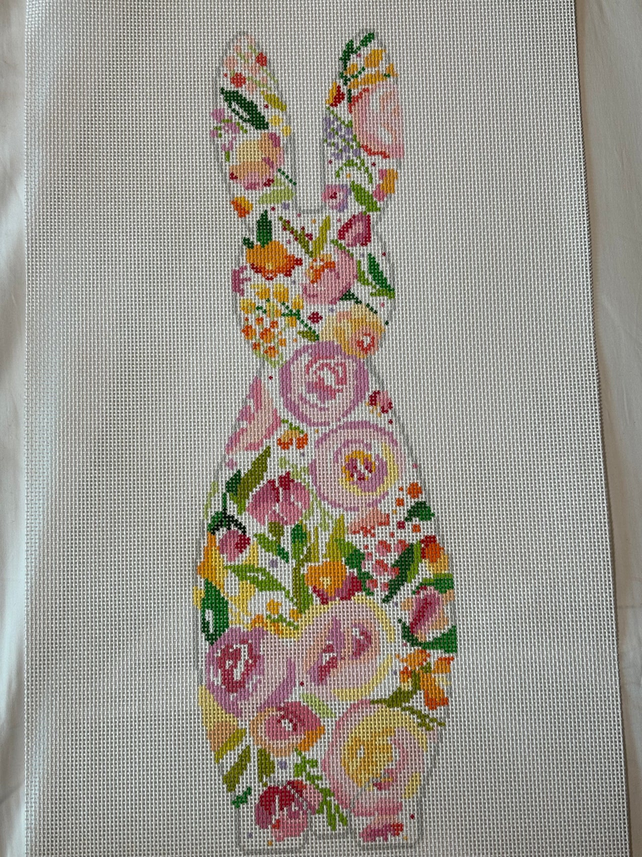 24-343 Pink Floral Bunny