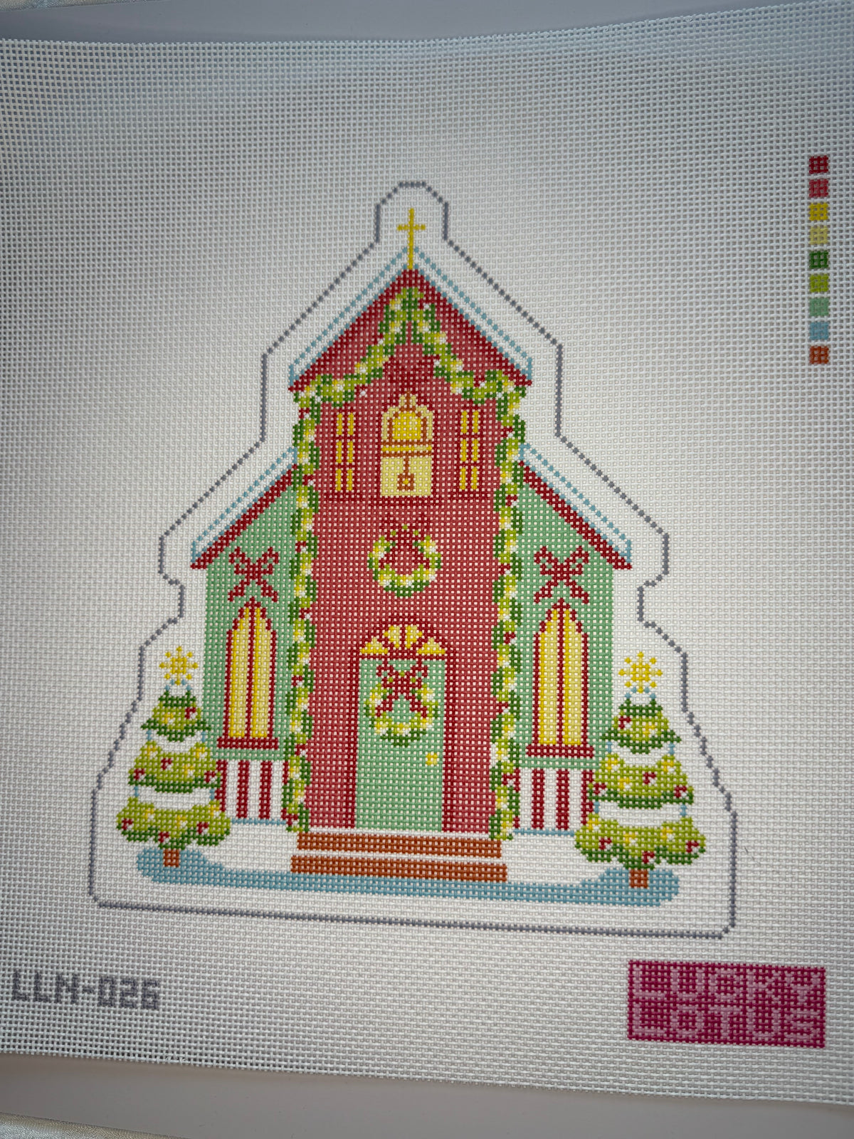 LLN-026 Christmas Village - Church - MKT