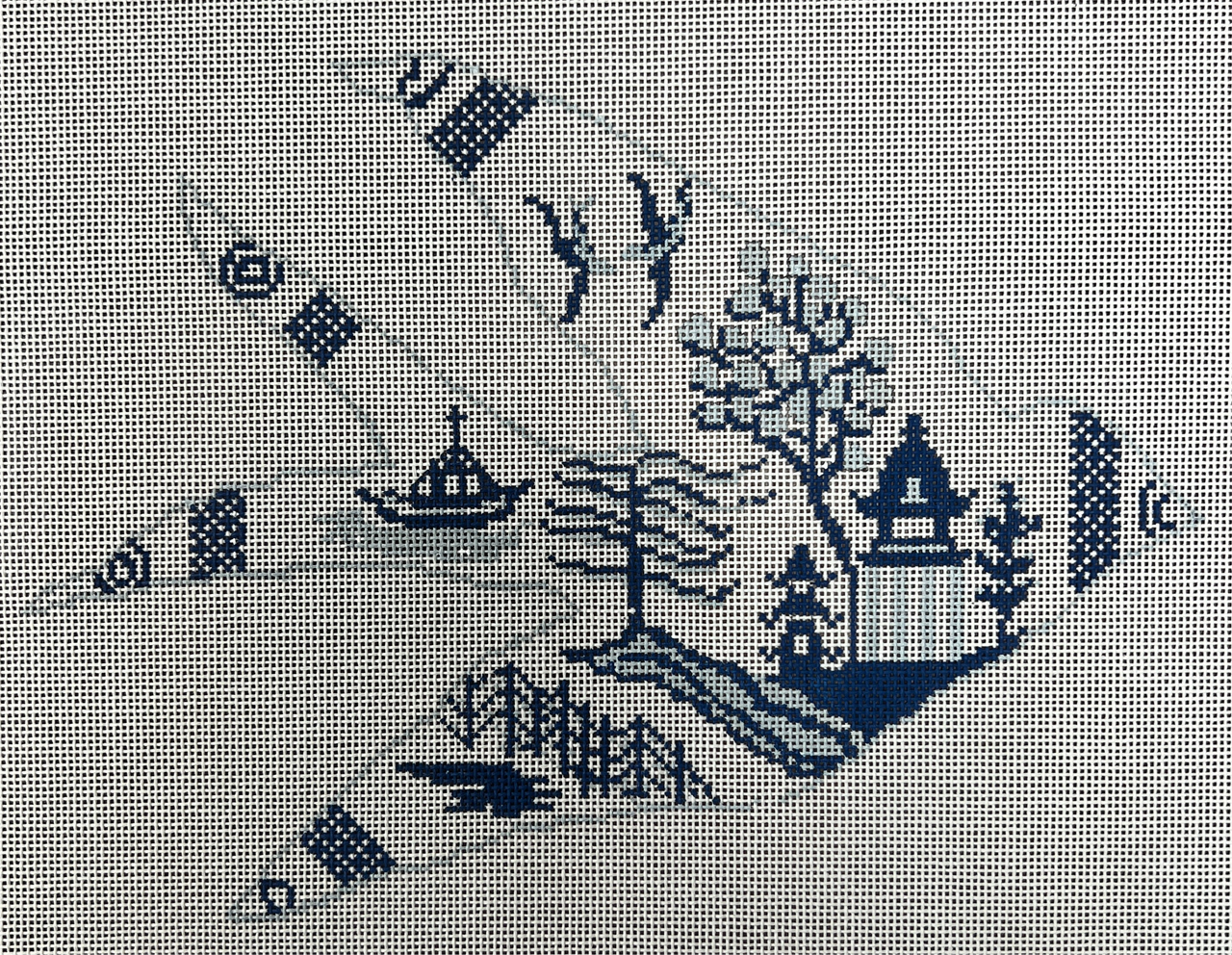 TSC32 Blue Willow Bird - TS