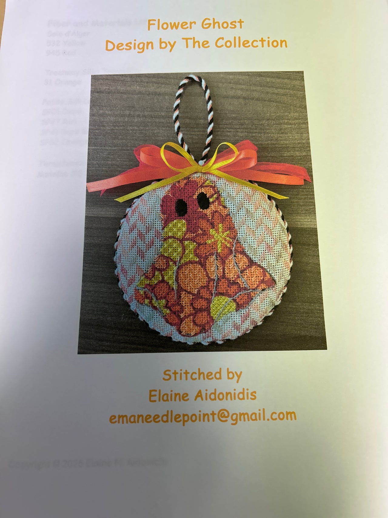 GH110 Ghost Floral with Stitch Guide