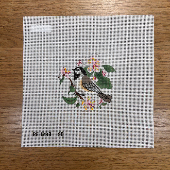 Chickadee in Apple Blossom BE1243