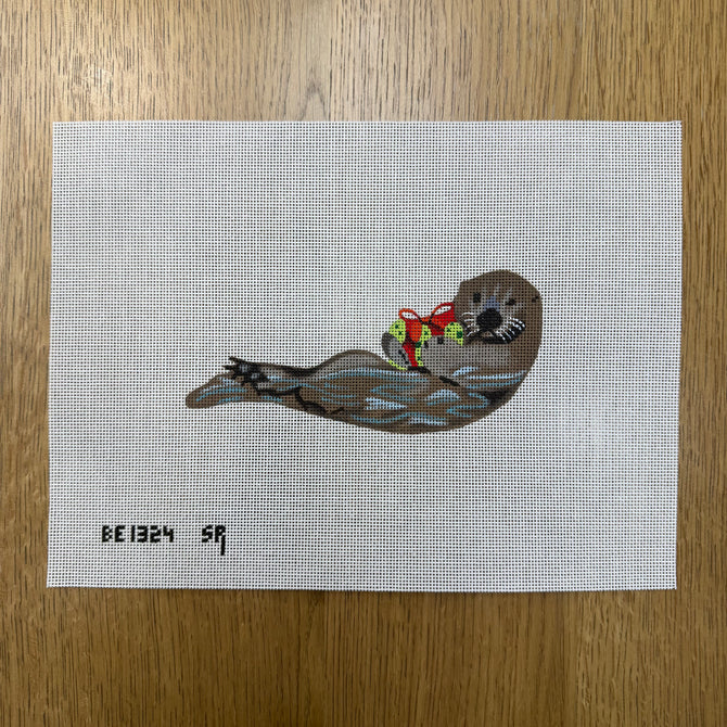 Otter with Gift BE1324