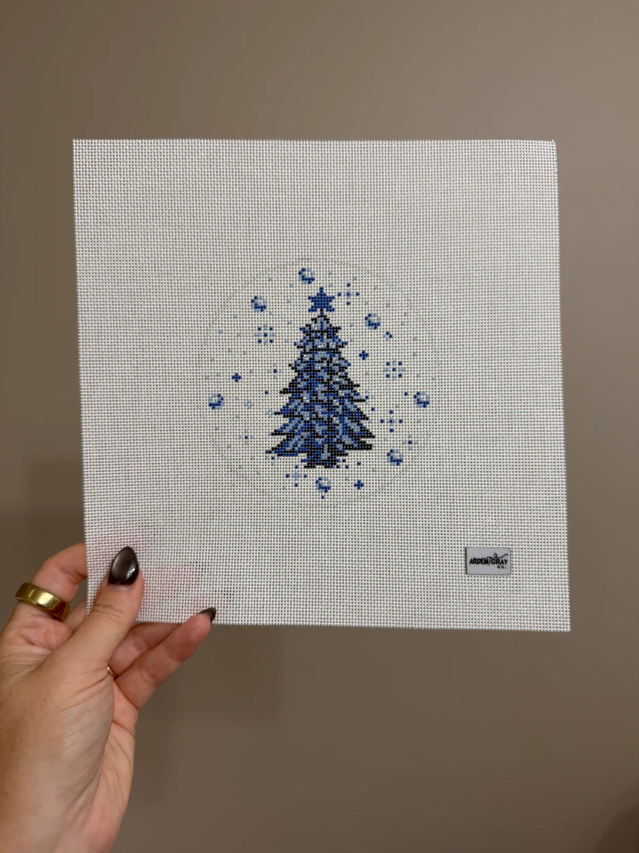 Blue & White Tree