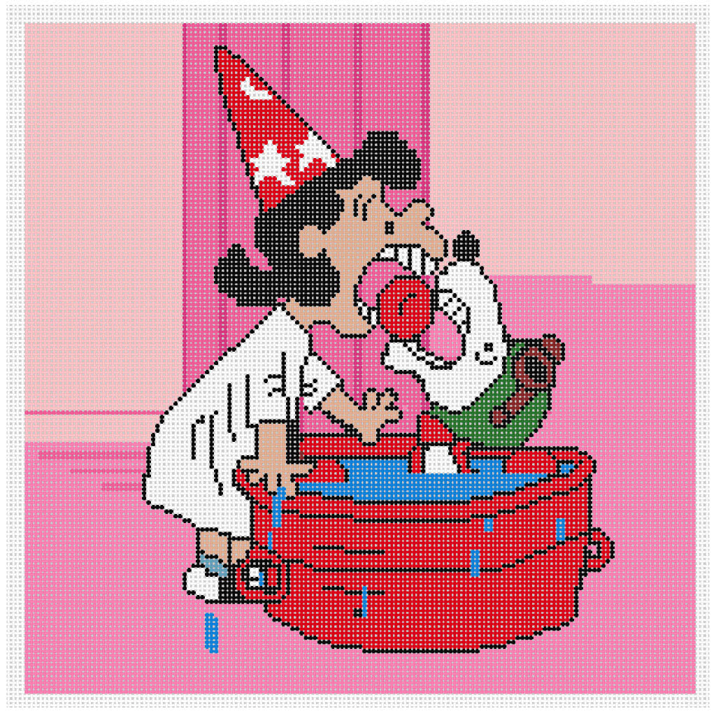 PNTS - GPC01-13 PEANUTS  "Great Pumpkin" - Lucy & Snoopy Bobbing for Apples - 13 or 18 Mesh - SE