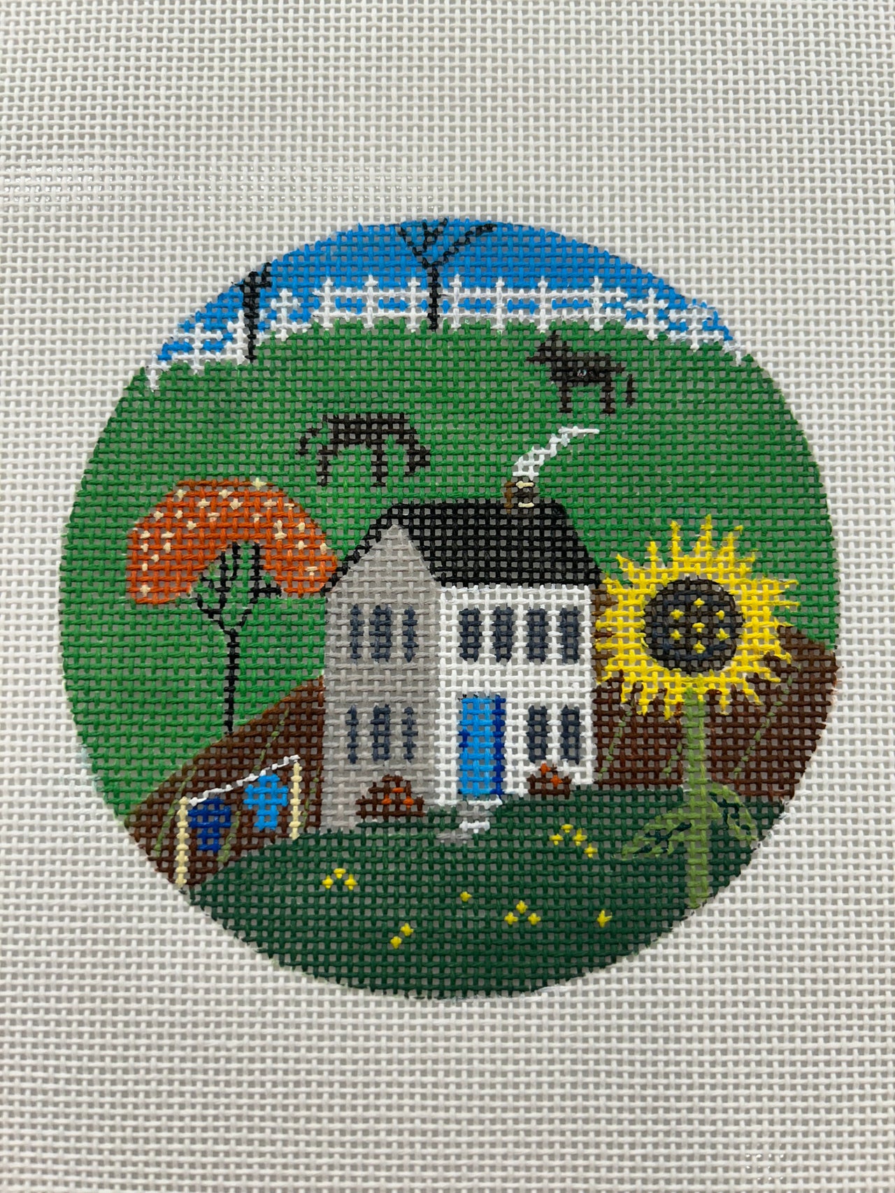 MCFR03 - Folk Art Rounds: Houses & Horses - TS