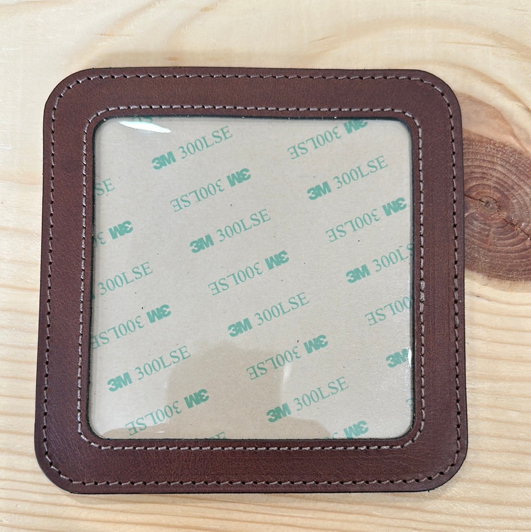 Self Finishing Leather Coaster