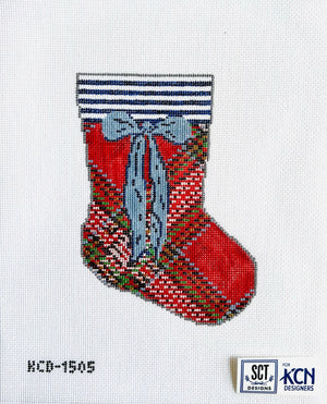 KCD1505 Red Tartan Mini Sock - TS