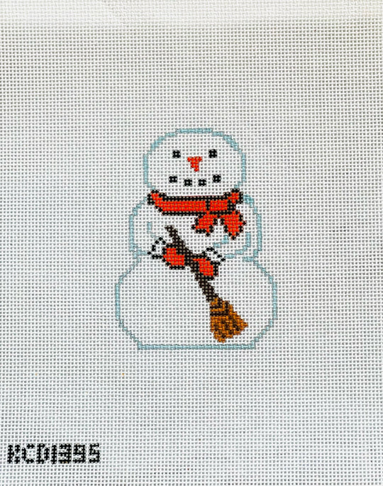 KCD1395 Snowman with Broom - TS