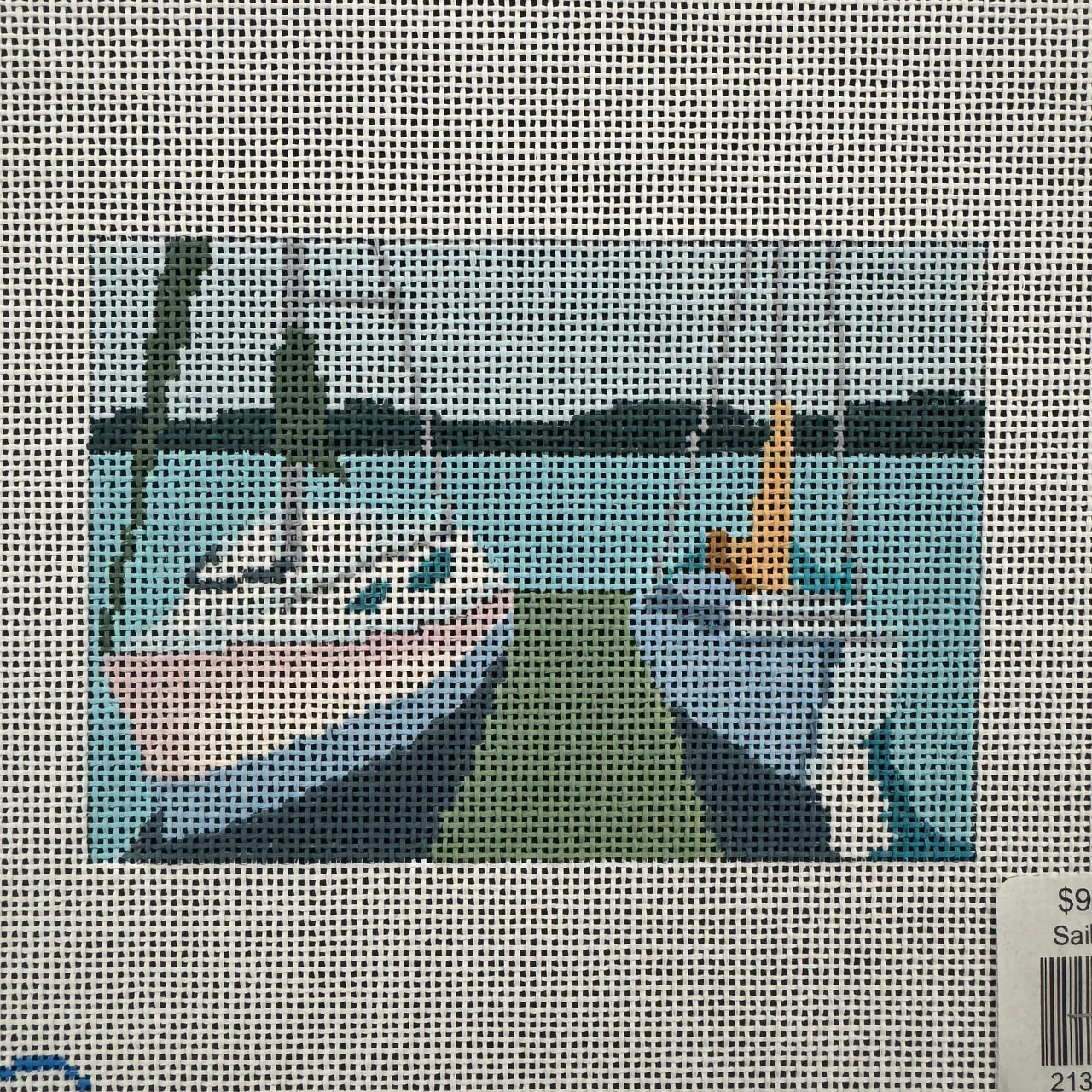 Sailboats KMK11a Canvas + Stitch Guide