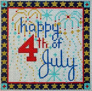 CH-1181 Happy 4th of July Square