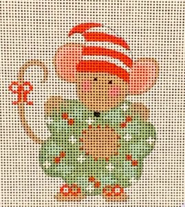 CH-432 Wreath Mouse with Stitch Guide