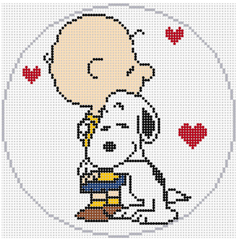PEANUTS Valentine - Snoopy Hugging Charlie Brown