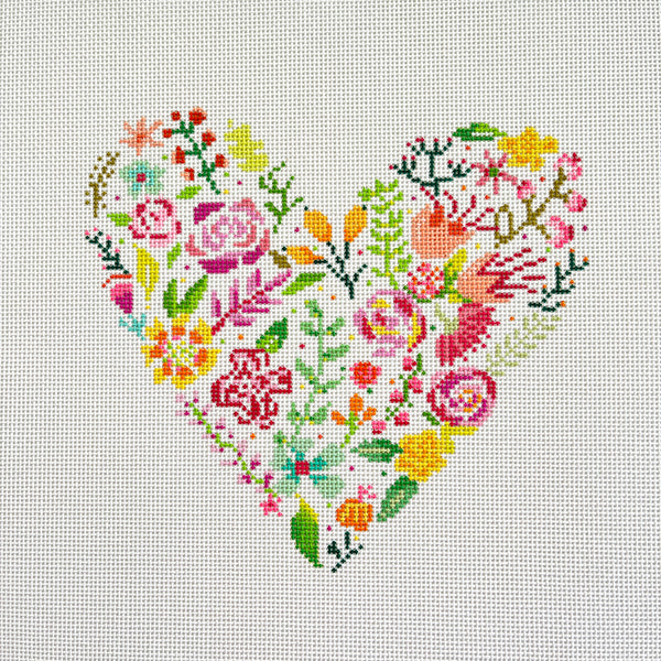 25-382 Floral Heart - TS
