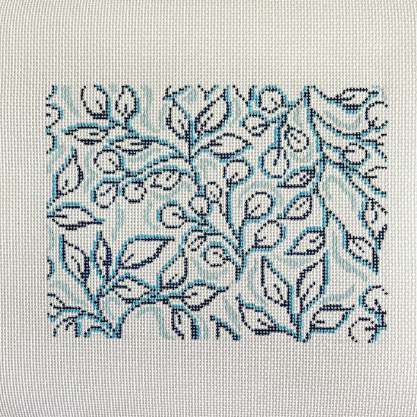 25-420 Blue Floral Pattern - Julia McGahee - TS