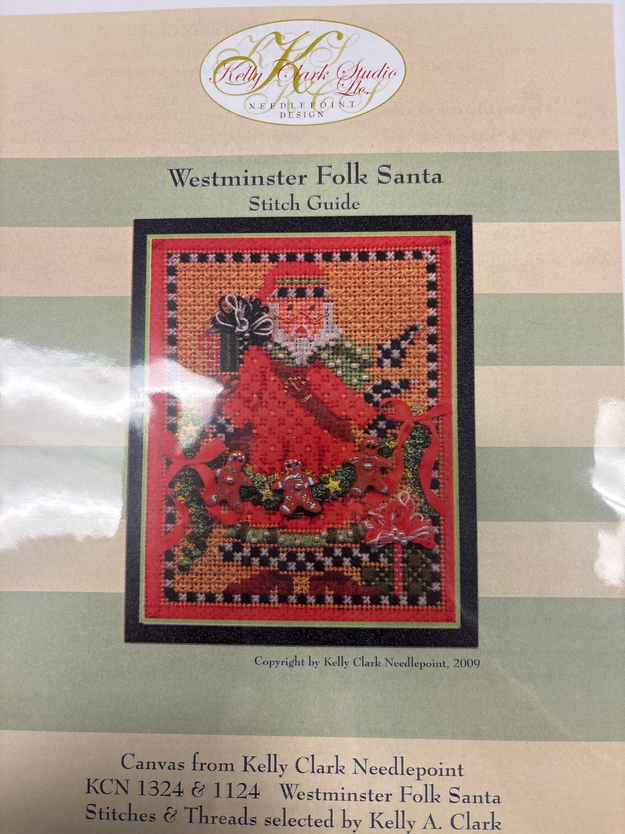 KC-KCN1324SG Mini Westminster Folk Santa Stitch Guide - TS