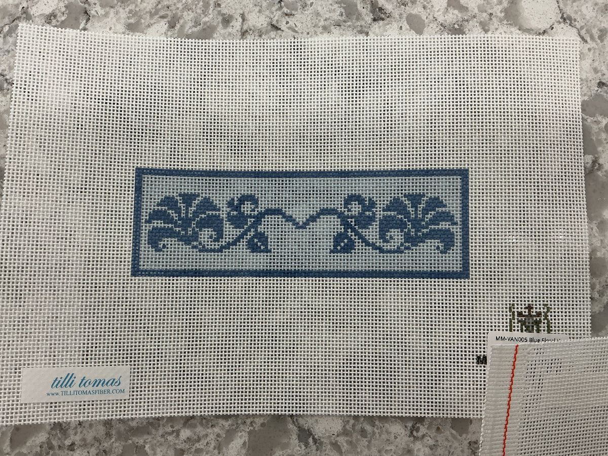 MM-VAN005 Blue Floral Vanity Insert