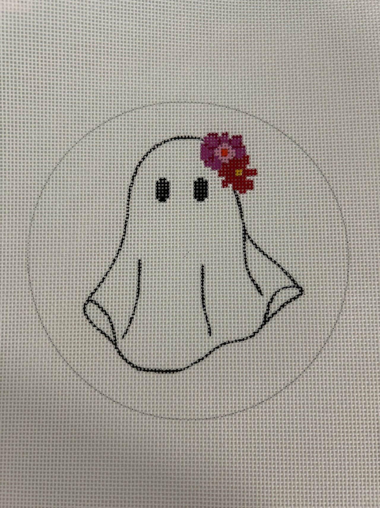 GH112 Ghost Flowers in Hair with Stitch Guide