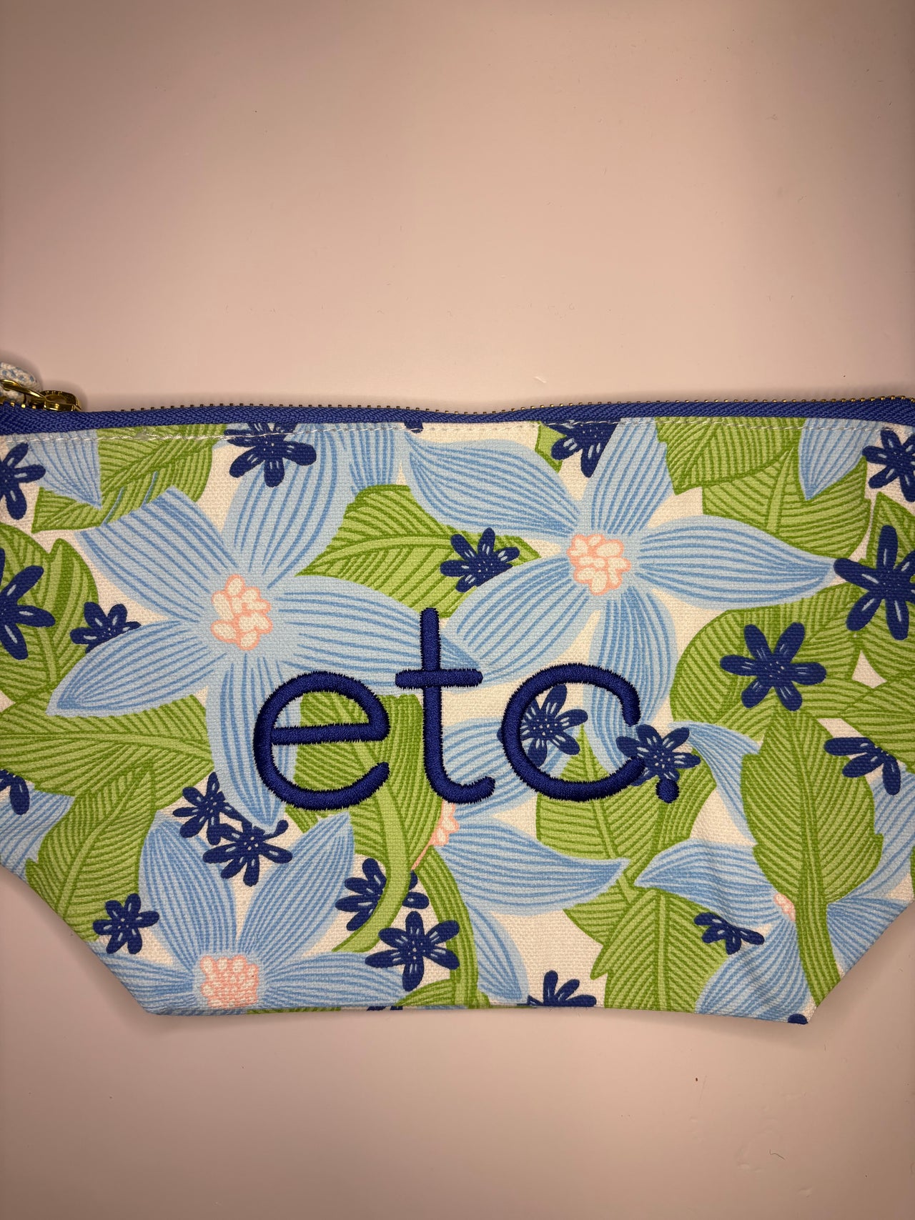 etc Embroidered Project Bag