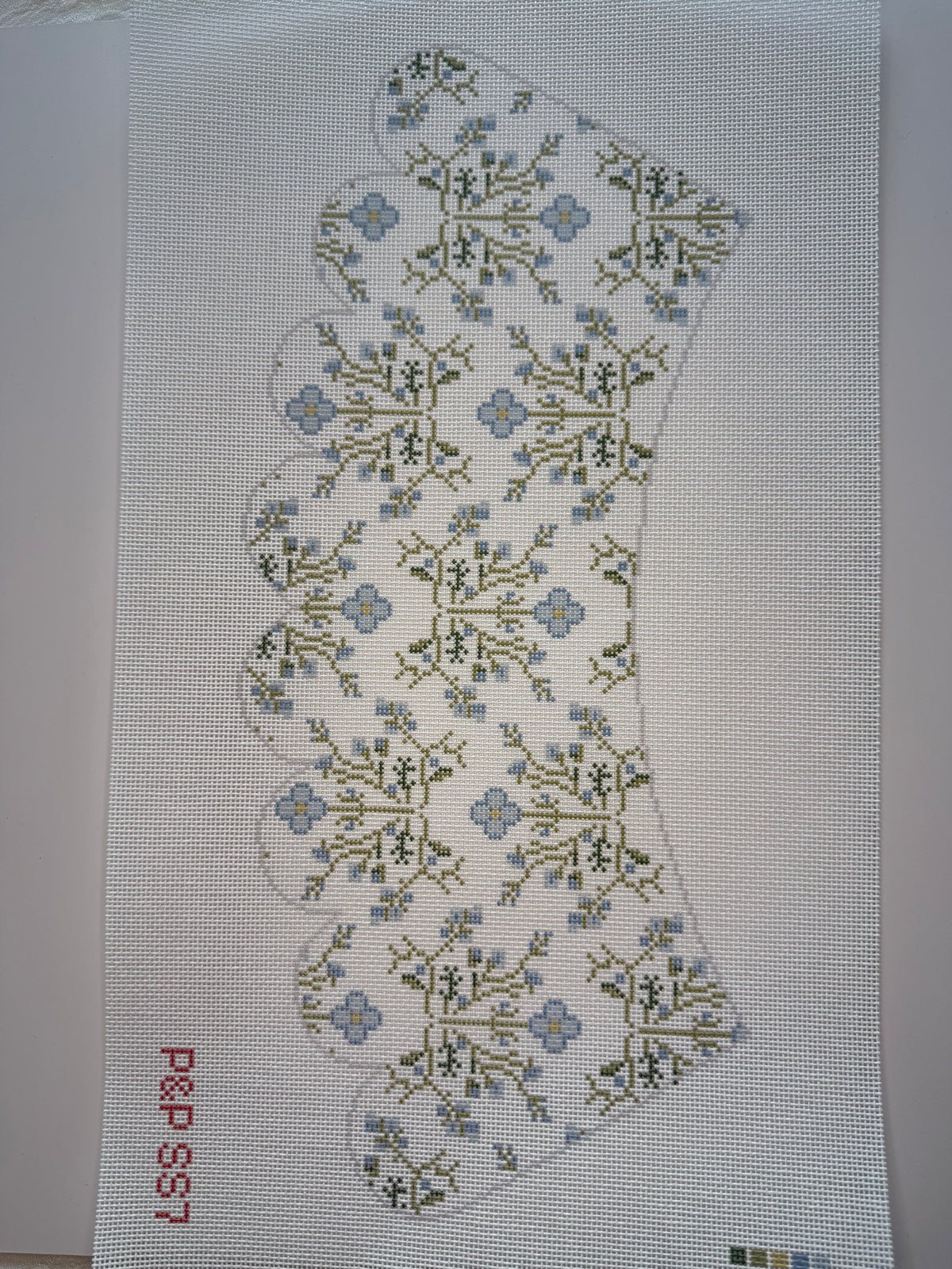 P&P SS7 Blue Blooms Lampshade - MKT