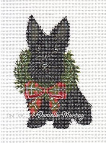 DMDG01 - Dog: Holiay Scottie ornament Stand Up - TS