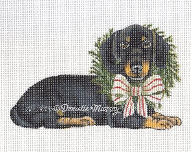 DMDG05 - Dog: Holiday  Dachshund standup - TS