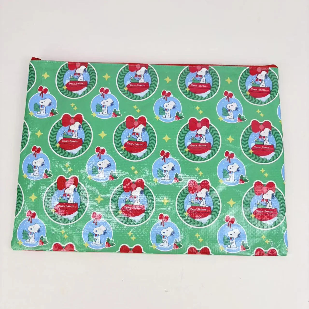 PEANUTS "Dear Santa" - Medium Woven Project Bag