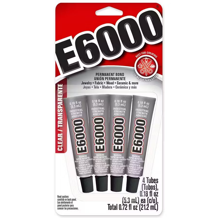 E6000 4 tubes .18fl oz each