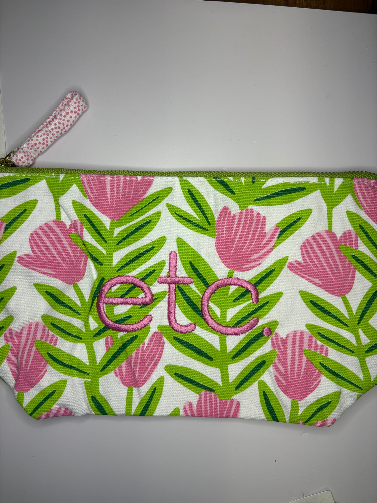etc Embroidered Project Bag