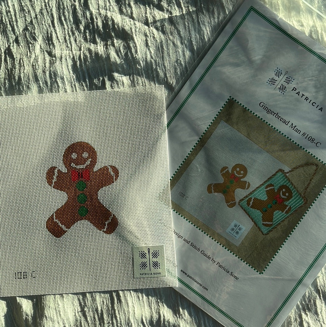 108-C Gingerbread Man with Stitch Guide