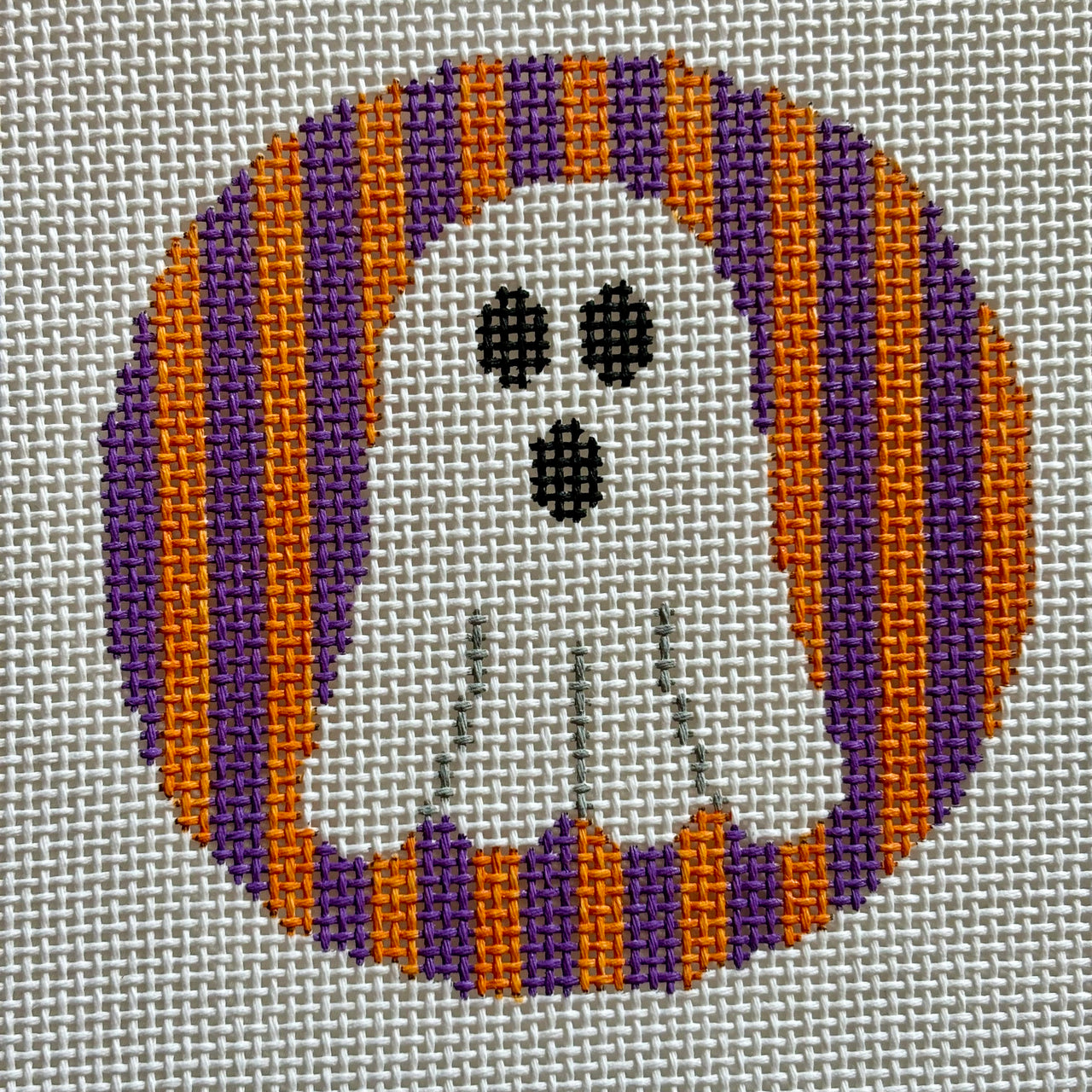 Ghost on Orange Stripes O-231B