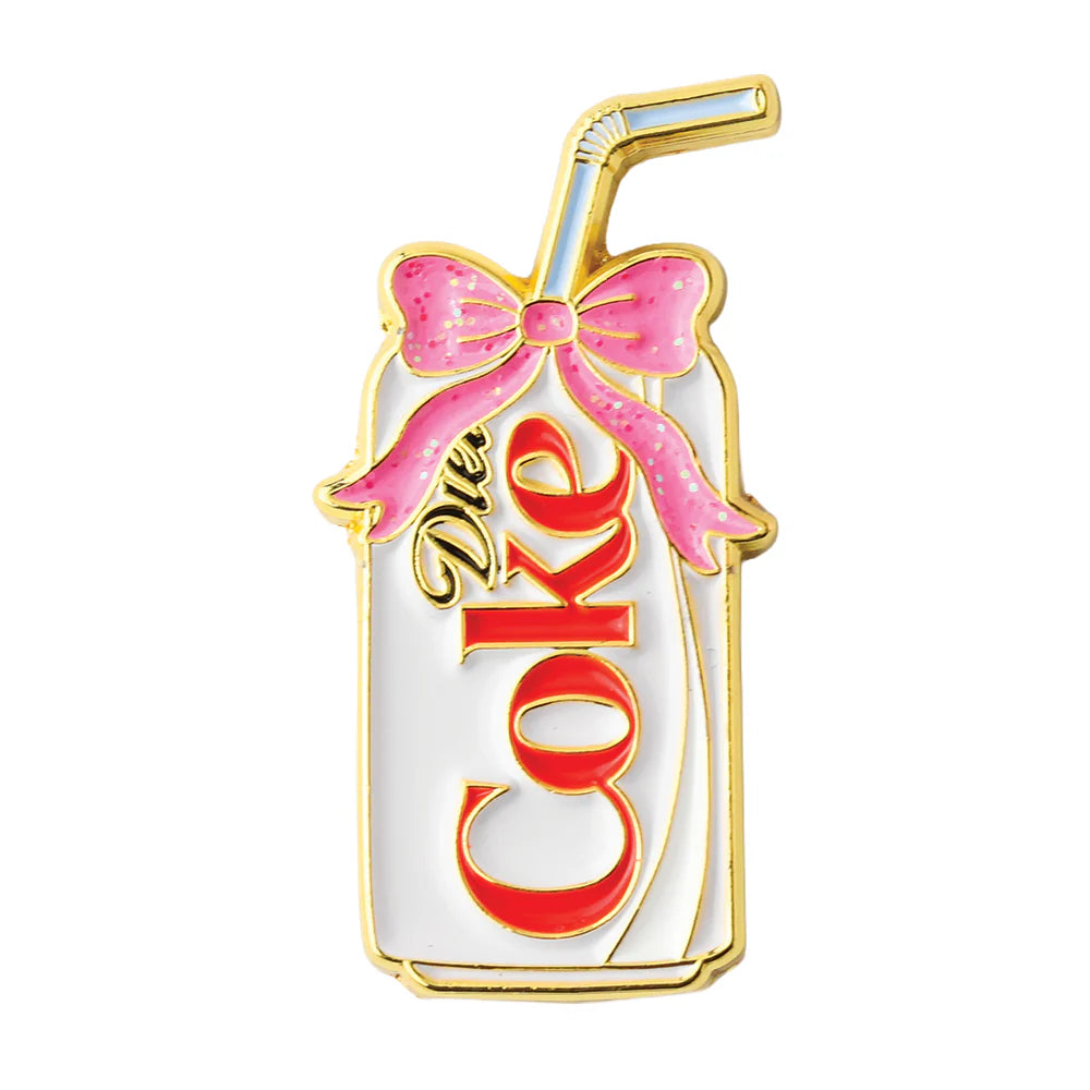 Diet Coke Can with Bow Needleminder