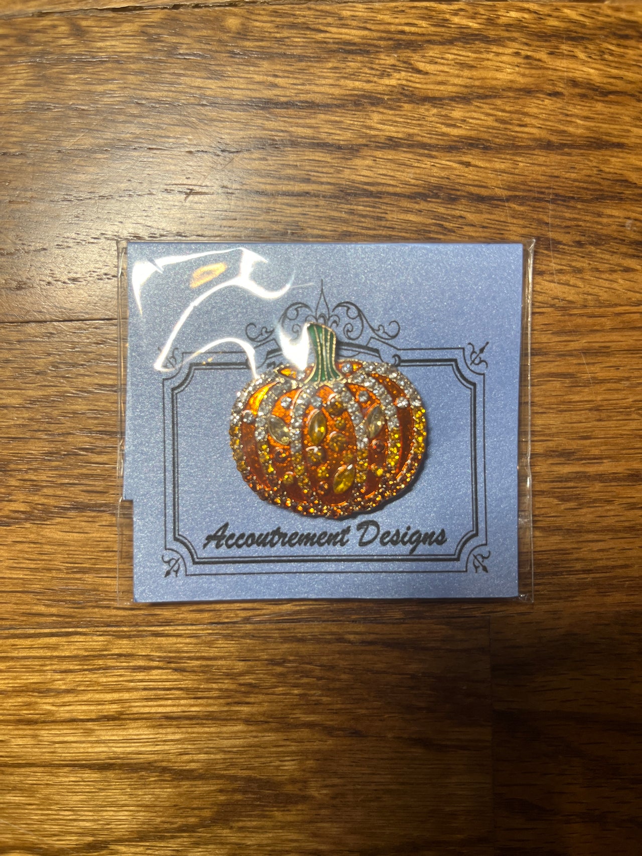 Sophisticated Blingy Pumpkin Needleminder Mag Friend