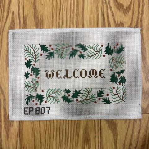 EP0807 Pine Boughs and Leaves Welcome - TS