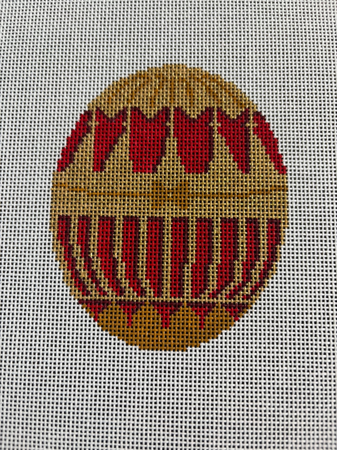 21-113  Faberge Egg - Red - TS